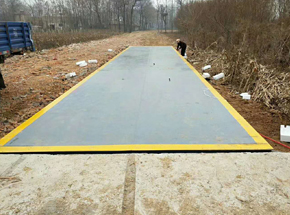 驻马店汝南砂石料厂SCS-100T电子地磅