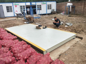 开封通许县众鑫果蔬冷库20吨地磅