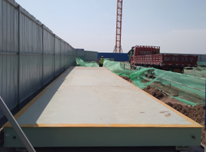 龙元建设集团孟州一中项目100吨地磅