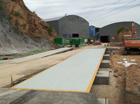 汝阳玉德矿业定额200吨双向汽车衡