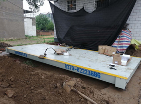 开封杞县聂庄合作社30吨电子地磅