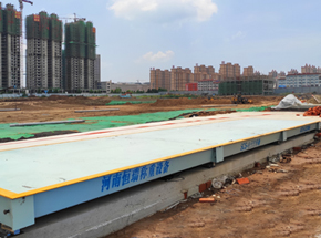 信阳固始长城建筑工程公司100吨地磅