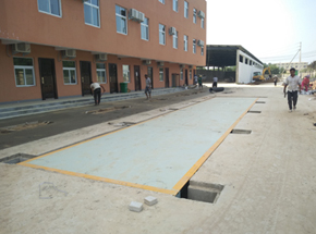 开封捷仪环保一进一出双向100吨地磅