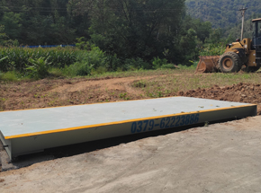 卢氏县030县道4m定额10吨电子磅