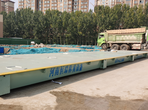 焦作沁阳河内西路建筑住宅项目100吨地磅