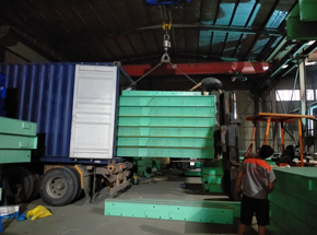郑州欣豫机械出口菲律宾SCS-100t型地磅