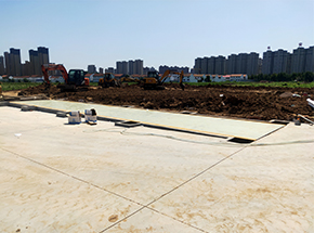 安阳林州市恒泰地产100吨地磅