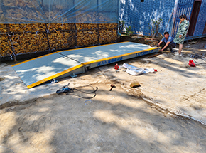 开封兰考县德牛养殖场10吨地磅