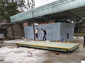 安徽阜阳吕庄种植合作社30吨地磅