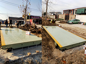 许昌鄢陵县时楼村农业合作社30吨2台地磅