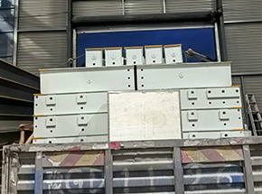 山东潍坊工厂配套出口至非洲分体式地磅