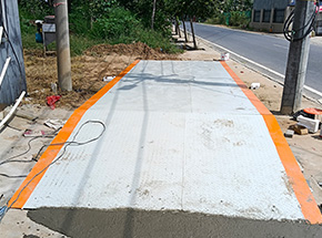 郑州市中牟县袁家村收粮点30吨地磅