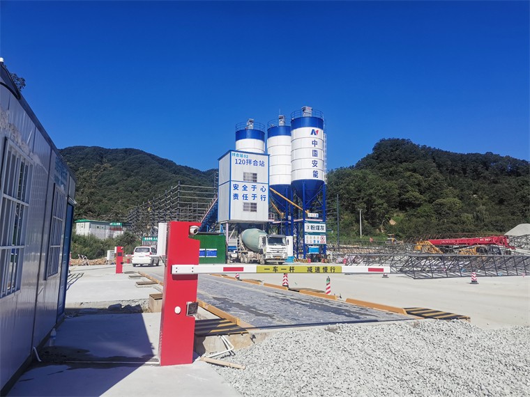 中国安能一局南宁分公司嵩县抽蓄二期项目双向车号识别无人值守系统01